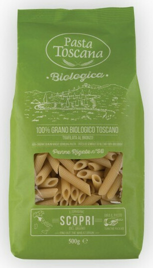 Βιολογικές Πέννες λευκές 500g - Pasta Toscana