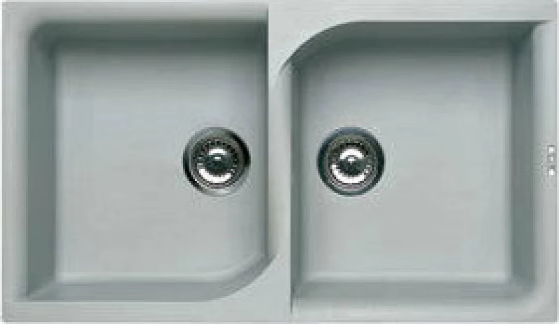 Elleci Ego 450 Metaltek Ένθετος Νεροχύτης 86x50cm Aluminium