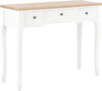 Τουαλέτα Κρεβατοκάμαρας Λευκό / Πεύκο 100x35x78cm