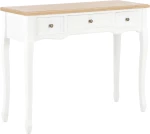 Τουαλέτα Κρεβατοκάμαρας Λευκό / Πεύκο 100x35x78cm