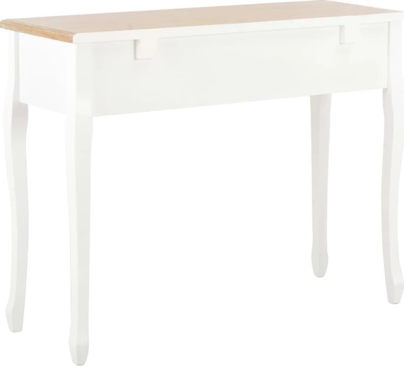 Τουαλέτα Κρεβατοκάμαρας Λευκό / Πεύκο 100x35x78cm