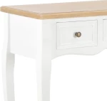 Τουαλέτα Κρεβατοκάμαρας Λευκό / Πεύκο 100x35x78cm