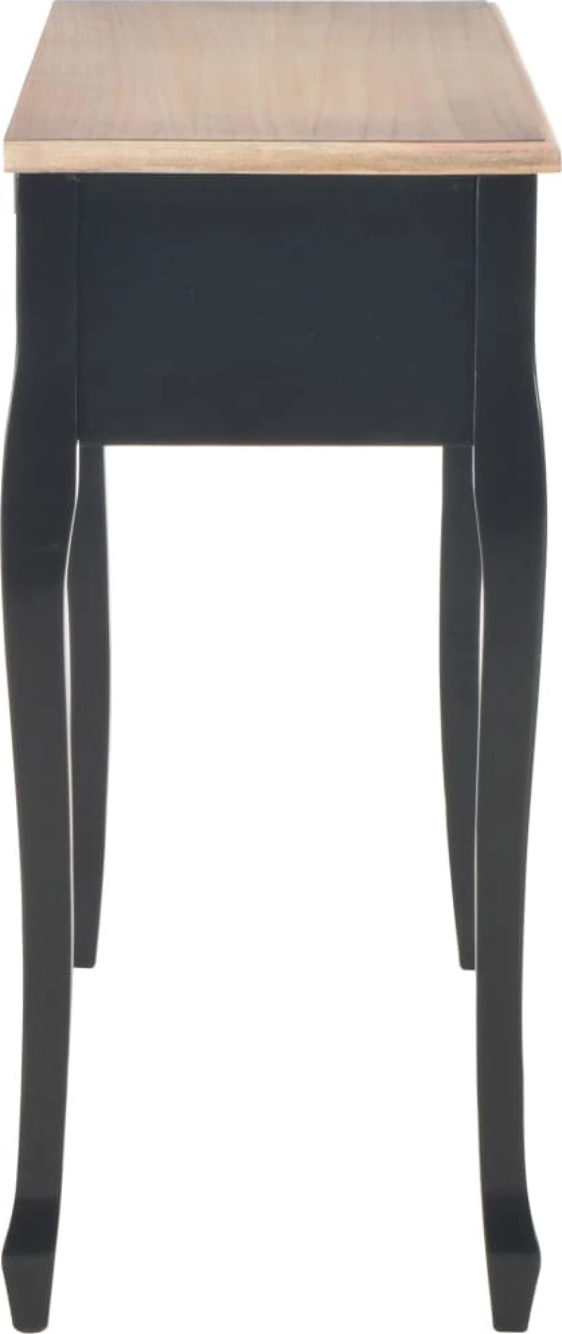 Τουαλέτα Κρεβατοκάμαρας Μαύρη / Πεύκο 100x35x78cm