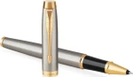 Parker Στυλό Rollerball με Μπλε Mελάνι IM Core Brush Metal GT