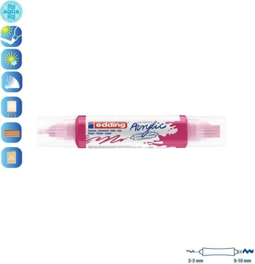 Edding 5400 Ακρυλικός 10mm Telemagenta