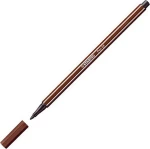 Stabilo Pen 68 1mm Brown