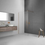 Devon Iwis Walk-in Διαχωριστικό Ντουζιέρας 70x200cm Bronze Brushed
