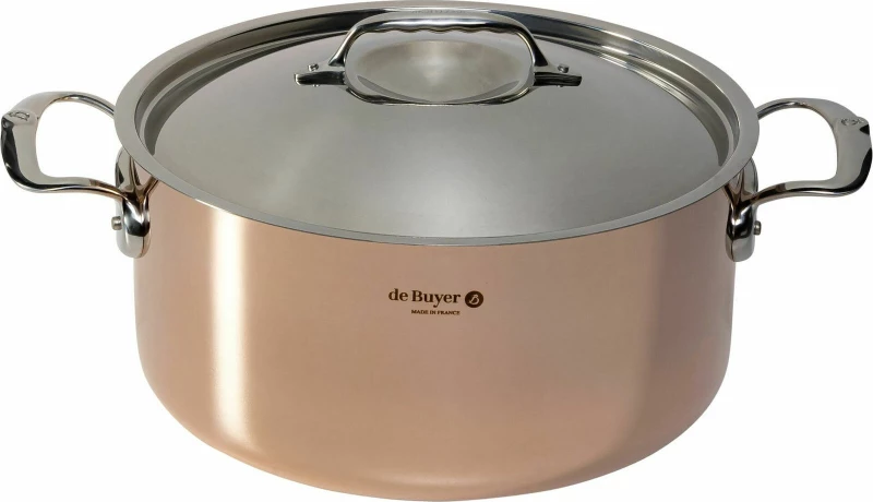 De Buyer Prima Matera Βαθιά Ανοξείδωτη Κατσαρόλα 8lt / 28cm