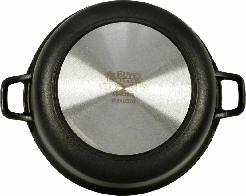 De Buyer Choc Extreme Ρηχή Κατσαρόλα από Χυτό Αλουμίνιο 4.7lt / 24cm