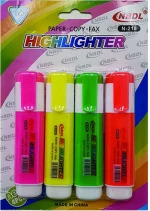 Justnote Μαρκαδόροι Υπογράμμισης 5mm 4τμχ
