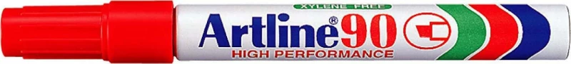Artline 90 Ανεξίτηλος 5mm Kόκκινο