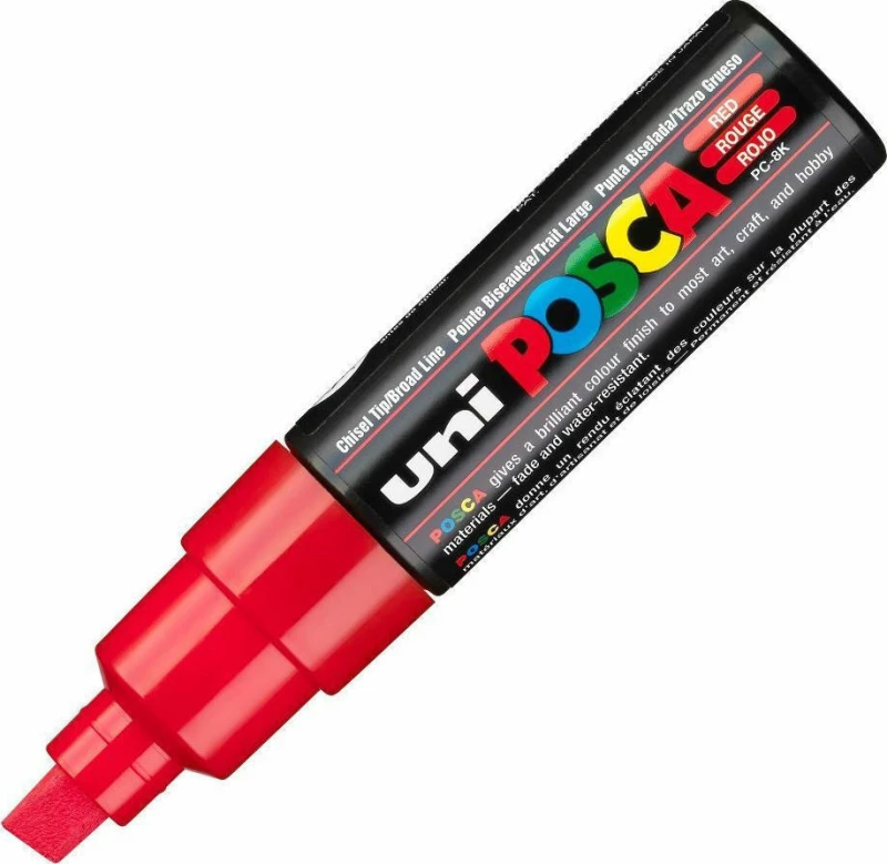Posca PC-8K Ανεξίτηλος 8mm Red
