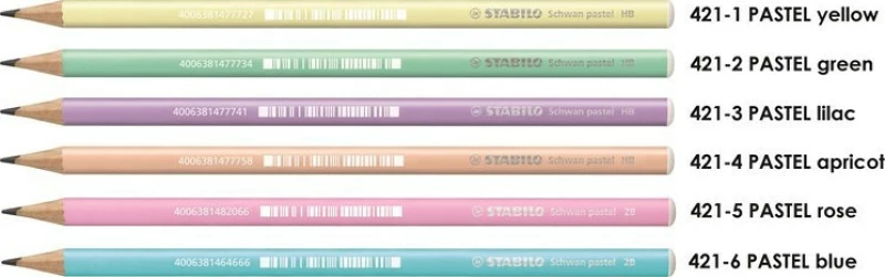 Stabilo Pastel 421 Μολύβι 2B Κίτρινο