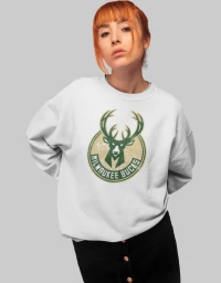 Milwaukee Bucks W Sweatshirt (Replica) - WHITE