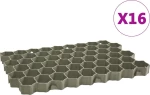 vidaXL Πλέγματα Γκαζόν 16τμχ Πράσινα 60x40x3cm 146280