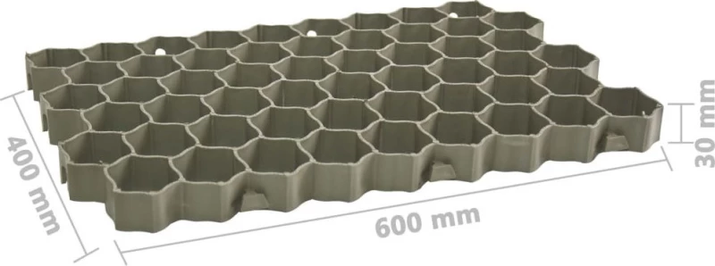 vidaXL Πλέγματα Γκαζόν 16τμχ Πράσινα 60x40x3cm 146280