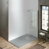 Sirene Slate Ντουζιέρα 100x80cm Grey Matt
