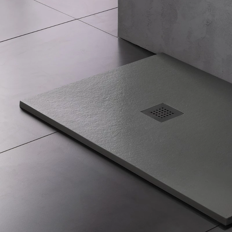 Sirene Slate Ντουζιέρα 100x80cm Grey Matt