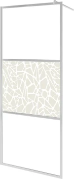 vidaXL 146652 Διαχωριστικό Ντουζιέρας 100x195cm