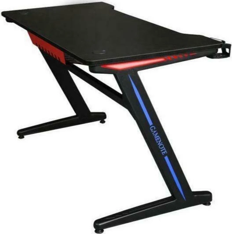 Γραφείο Gaming Gamenote με Μεταλλικά Πόδια Μαύρο 120x60x74cm