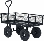 Καρότσι Κήπου Ρυμουλκούμενο Μαύρο Έως 250kg 92580