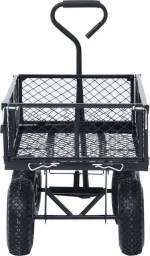 Καρότσι Κήπου Ρυμουλκούμενο Μαύρο Έως 250kg 92580