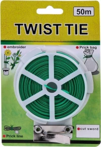 10718 Συρματακι Κηπου 50M Twist Tie Δεματικο Για Φυτα
