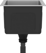 vidaXL 51498 Ένθετος Νεροχύτης 30x30cm Inox Σατινέ
