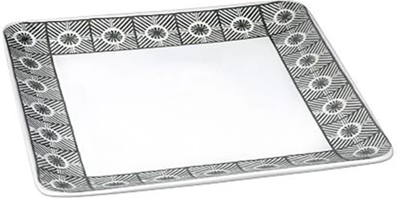 Espiel Dande Πιάτο Ρηχό Κεραμικό Γκρι 27x27cm 6τμχ