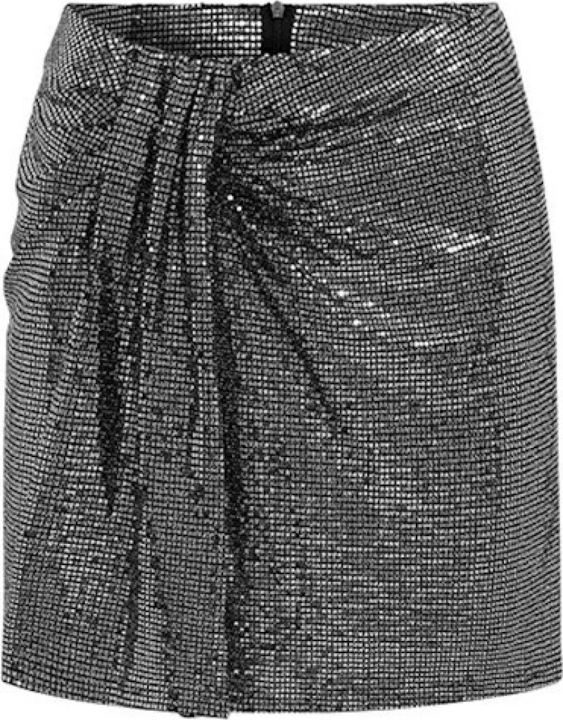 MbyM Kendall Mini Skirt - Μεταλλική Φούστα