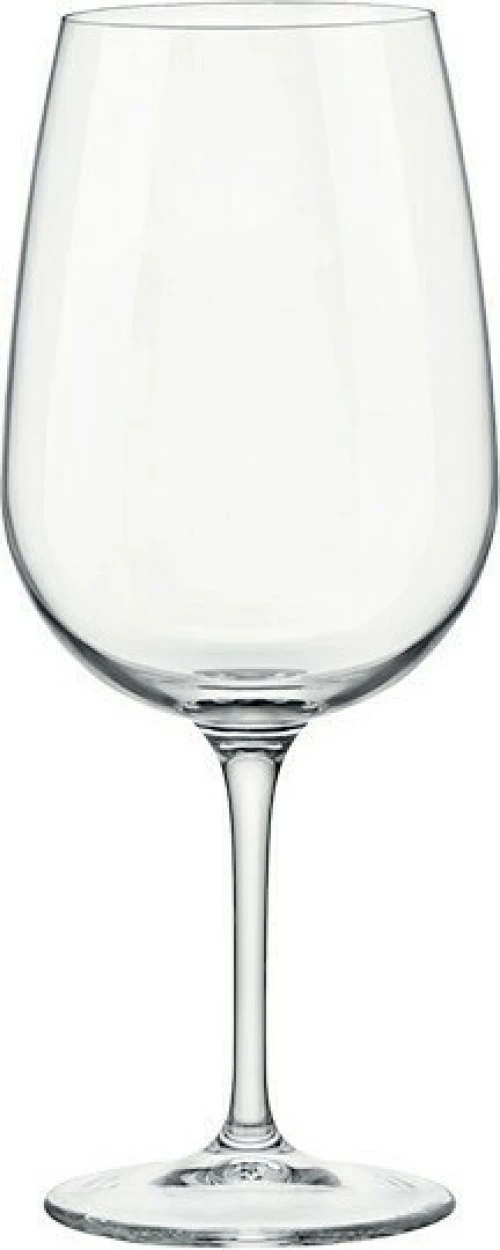 Bormioli Rocco Ποτήρι Κρασιού Spazio Γυάλινο Κολωνάτο 640ml 6τμχ