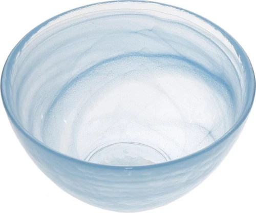 Espiel Atlas Σαλατιέρα Γυάλινη Γαλάζια 21x21cm 6τμχ