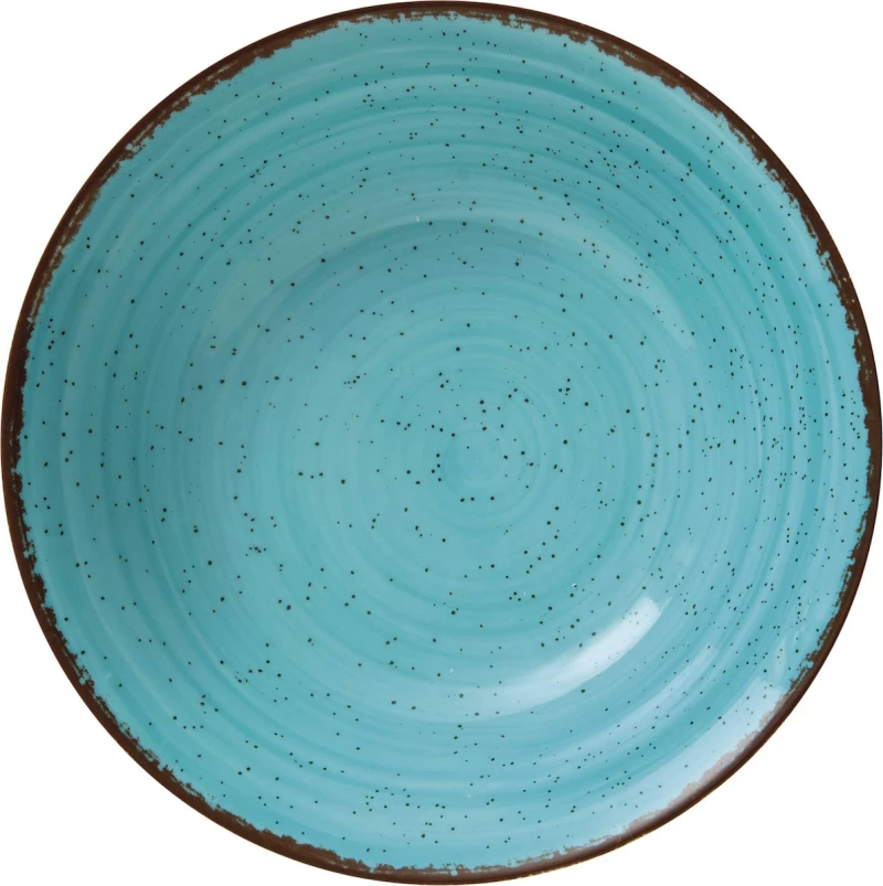 GTSA Tiffany Σαλατιέρα από Πορσελάνη Μπλε 23x23cm