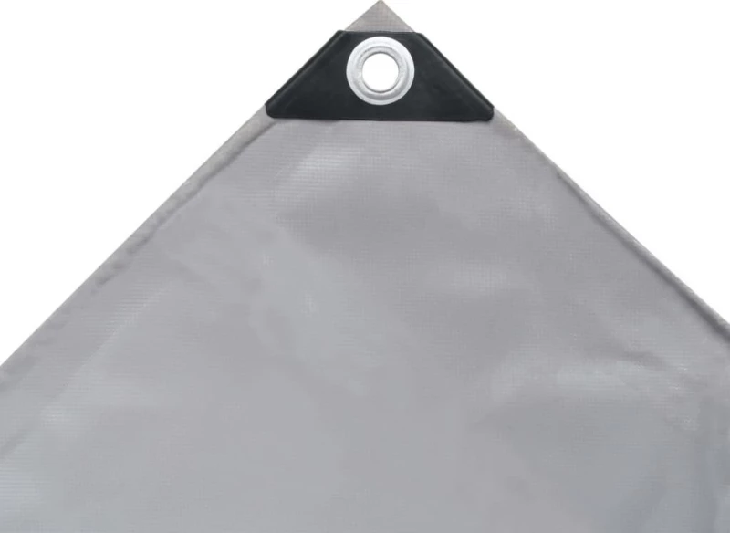 vidaXL Μουσαμάς 650gr/m² Γκρι 3x5m 43811