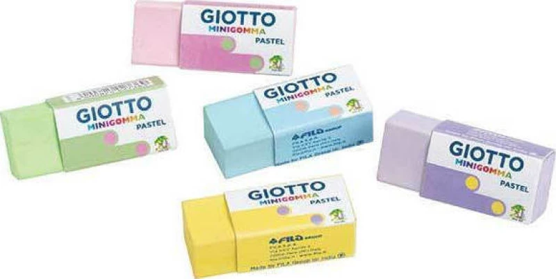 Giotto Γόμα για Μολύβι Mini Pastel Dust Free (Διάφορα Χρώματα) 233900