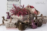 Espiel Ποτιστήρι Κεραμικό Καφέ Αντικέ Πάπια19cm
