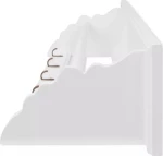 Κρεμάστρα σε Μπαρόκ Στυλ Λευκή από MDF
