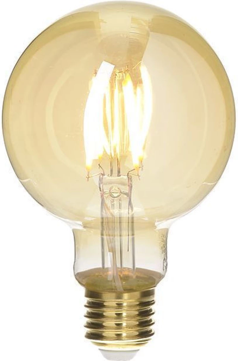 Inart Λάμπα LED για Ντουί E27 και Σχήμα G80 Θερμό Λευκό 175lm