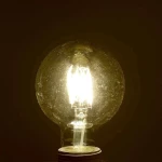 Inart Λάμπα LED για Ντουί E27 και Σχήμα G80 Θερμό Λευκό 175lm