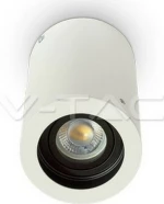 V-TAC GU10 Μονό Σποτ με Ντουί GU10 σε Λευκό Χρώμα