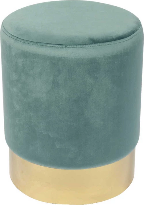 Σκαμπό Σαλονιού Sol Πράσινο 37x37x44cm