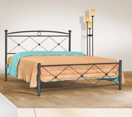 Νο12 Κρεβάτι Υπέρδιπλο Μεταλλικό 160x200cm