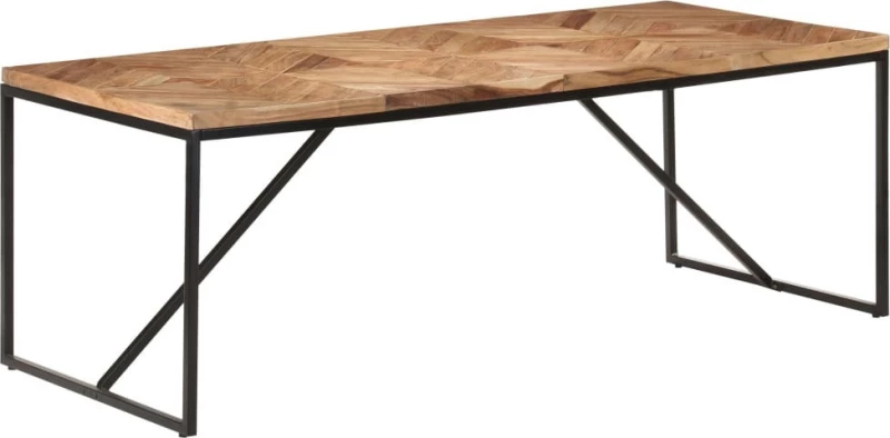 Τραπεζαρία 200 x 90 x 76 εκ. από Μασίφ Ξύλο Ακακίας/Μάνγκο
