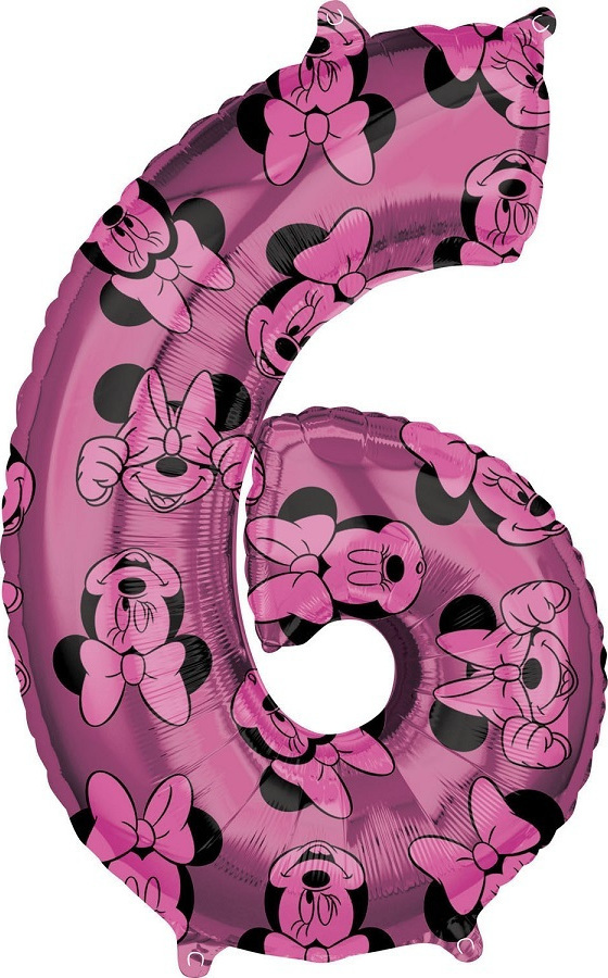 Minnie Mouse Forever Νούμερο 6 66cm