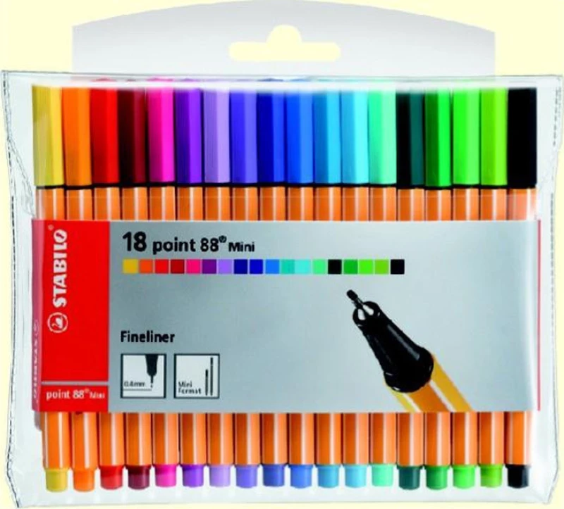 Stabilo Point 88 Mini 0.4mm 18τμχ