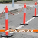 Κολώνα Μεγάλη Με Λαστιχένια Βαριά Βάση