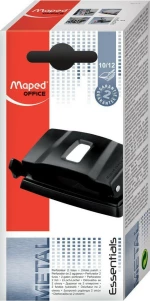 Maped Essentials 2 Τρυπών 10-12 Φύλλων Μαύρο