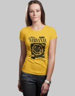 Nirvana W t-shirt - BLACK