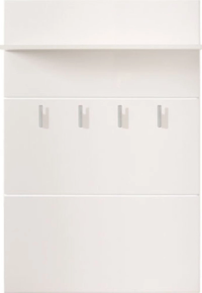 Beny CIV 760 Έπιπλο Εισόδου με Κρεμάστρα Λευκό 76x25.5x114cm
