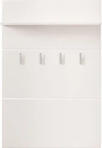 Beny CIV 760 Έπιπλο Εισόδου με Κρεμάστρα Λευκό 76x25.5x114cm